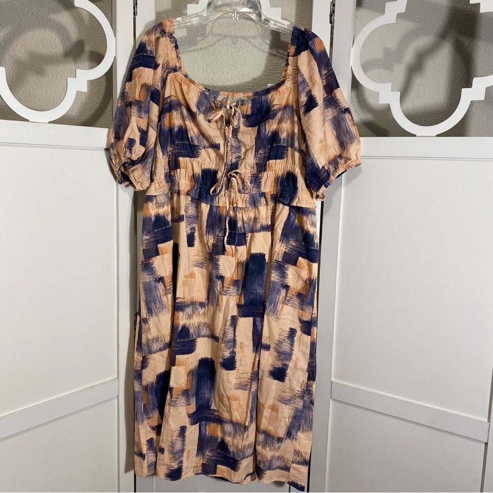 Universal Threads dress size XL orange and blue,